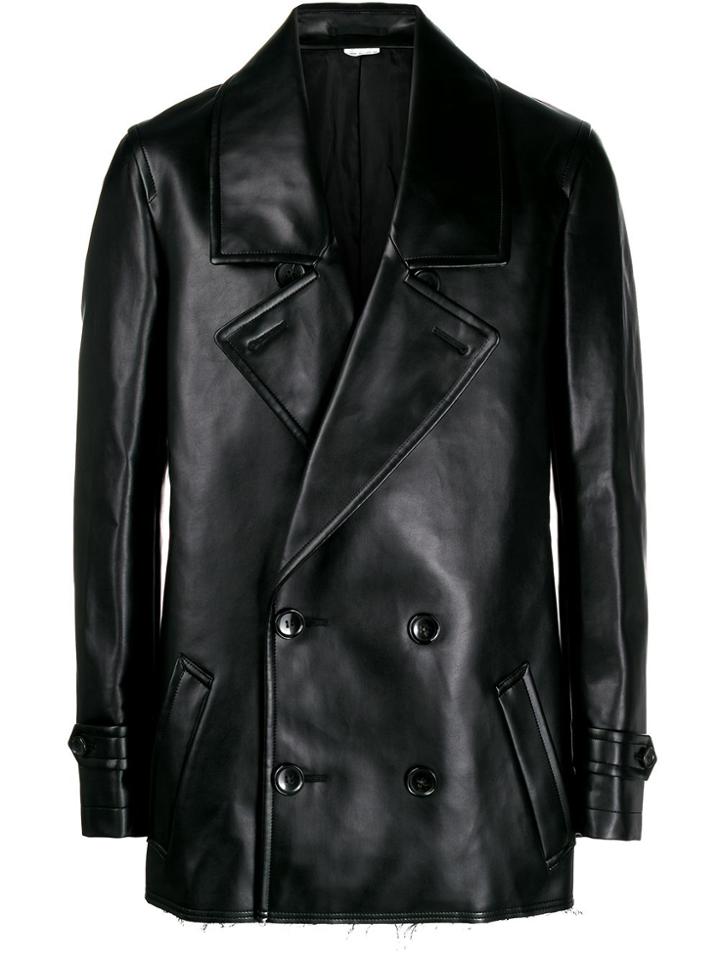 Comme Des Garçons Homme Plus Double Buttoned Coat - Black