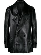Comme Des Garçons Homme Plus Double Buttoned Coat - Black