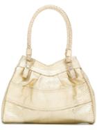 Giorgio Armani Pre-owned Small Panelled Tote Bag - Metallic