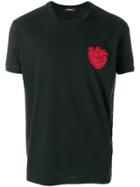 Dsquared2 Heart Patch T-shirt - Black