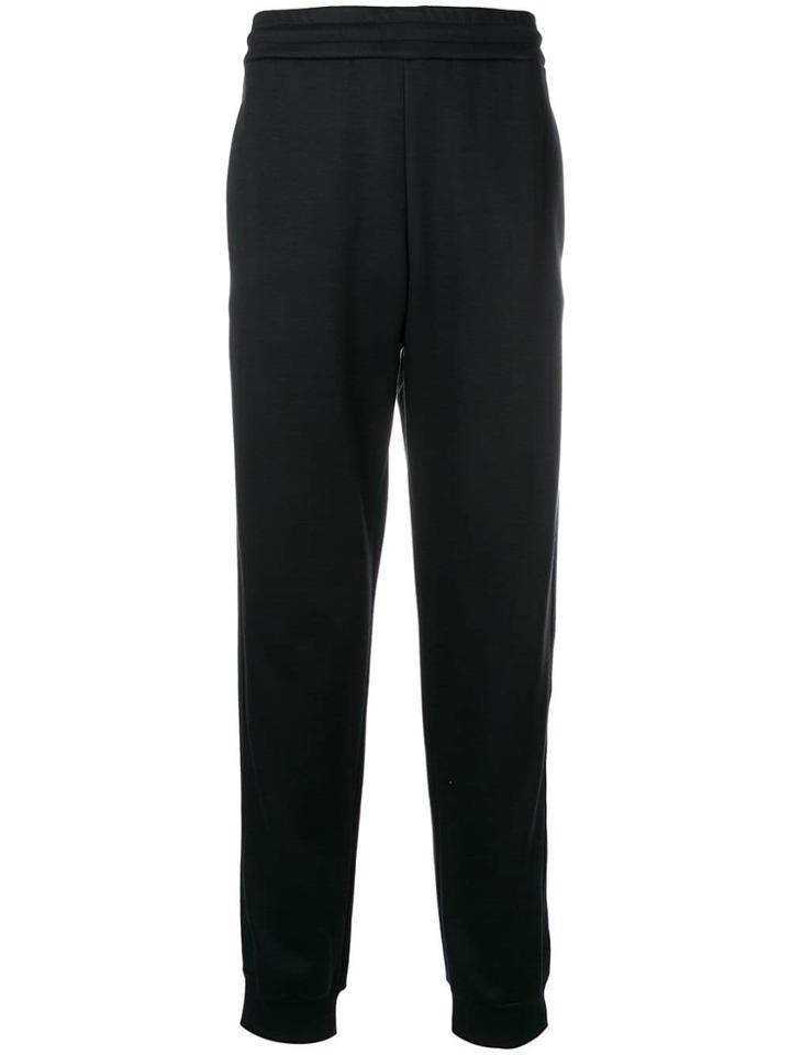 Giorgio Armani Side Panel Track Pants - Blue