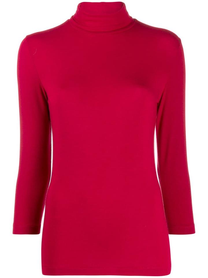 Circolo 1901 Turtle-neck Jumper - Red