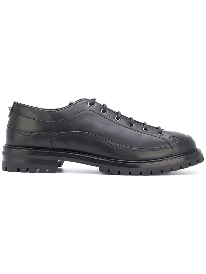 Valentino Valentino Garavani Lace-up Loafers - Black