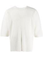 Homme Plissé Issey Miyake Pleated T-shirt - Neutrals