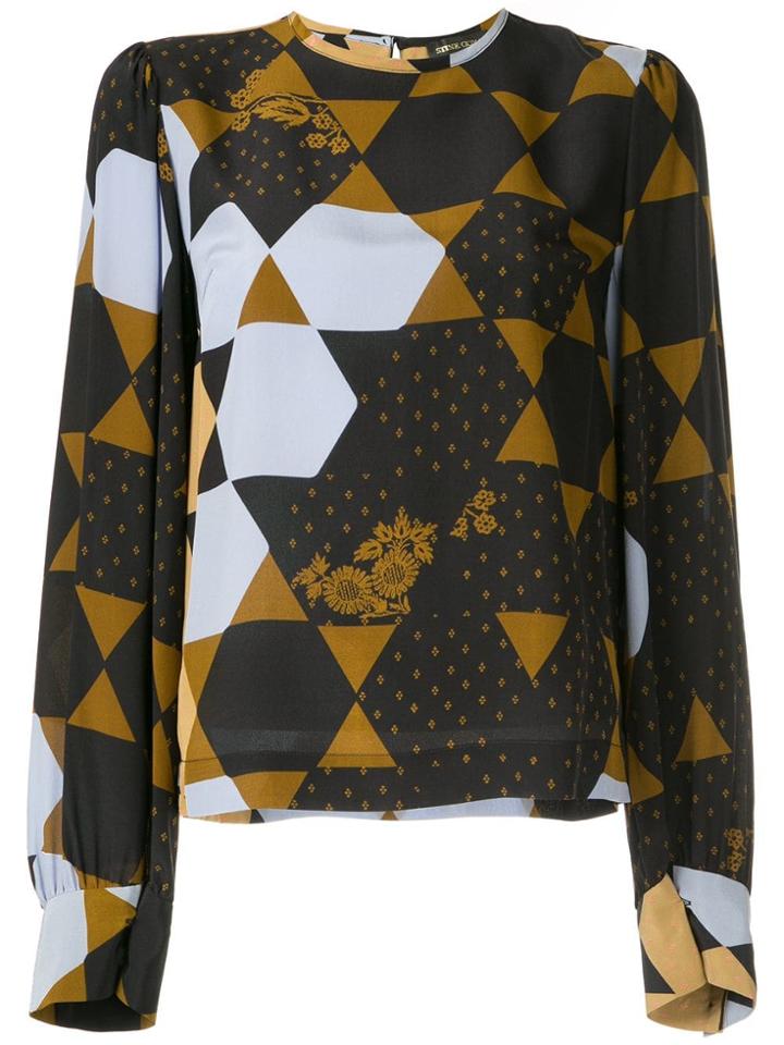Stine Goya Hexagon Print Blouse - Black