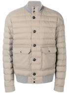 Moncler Padded Cropped Jacket - Neutrals