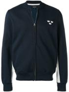 Ron Dorff Zipped Bomber Jacket - Blue