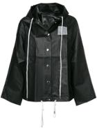Proenza Schouler Hooded Short Raincoat - Black