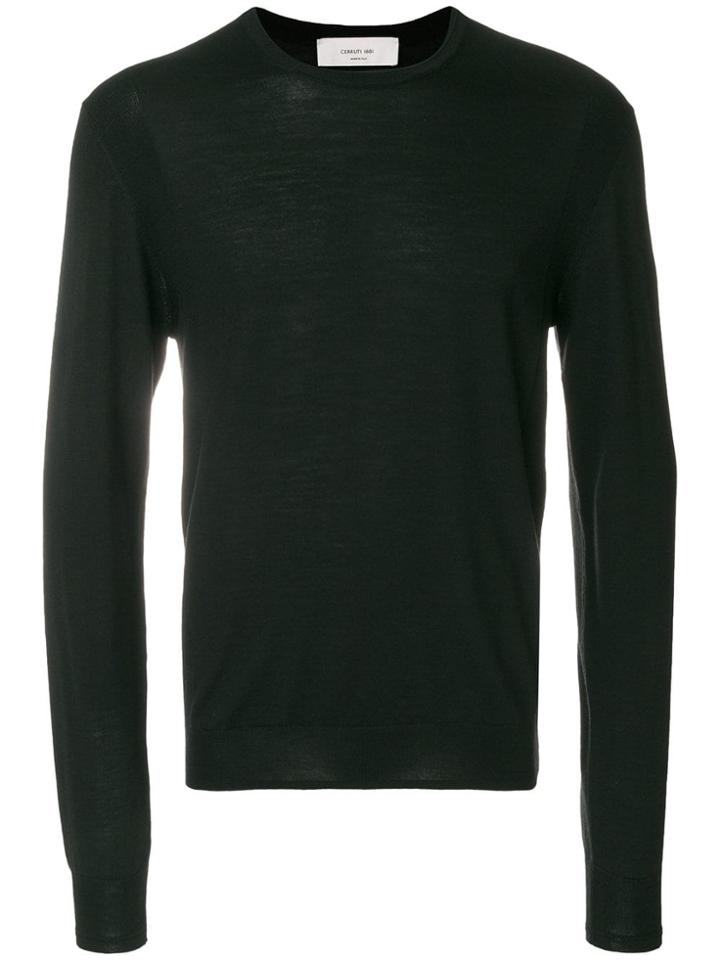 Cerruti 1881 Crew Neck Top - Black
