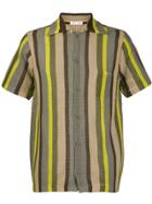 Cmmn Swdn Striped Wes Shirt - Green