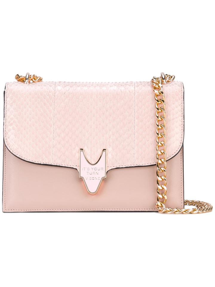 Visone - Carol Shoulder Bag - Women - Leather - One Size, Pink/purple, Leather