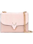 Visone - Carol Shoulder Bag - Women - Leather - One Size, Pink/purple, Leather
