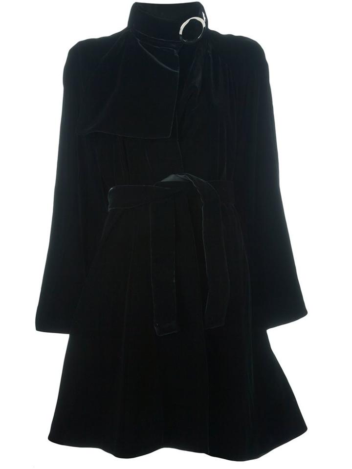 Giorgio Armani Velvet Maxi Coat