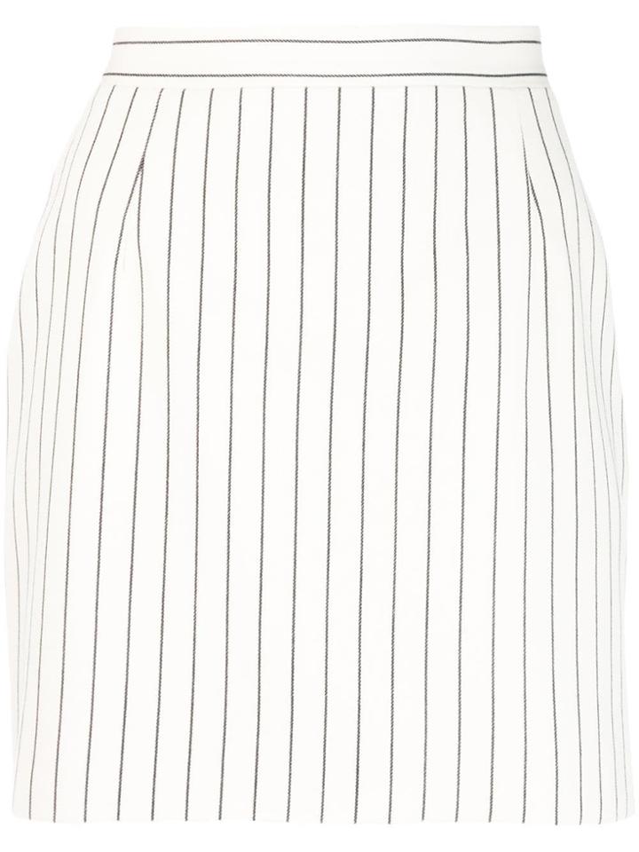 Alessandra Rich Striped Skirt - Neutrals
