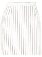Alessandra Rich Striped Skirt - Neutrals