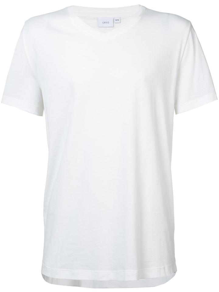 Onia - Joey V-neck T-shirt - Men - Cotton/spandex/elastane - Xl, White, Cotton/spandex/elastane