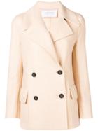Harris Wharf London Double Breasted Jacket - Nude & Neutrals