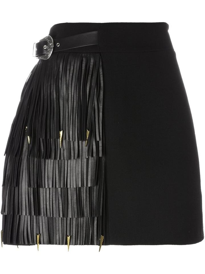 Fausto Puglisi Fringed A-line Skirt