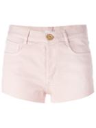 Forte Forte Denim Shorts, Women's, Size: I, Pink/purple, Cotton/spandex/elastane