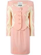 Moschino Vintage Skirt And Blazer Suit, Women's, Size: Small, Pink/purple