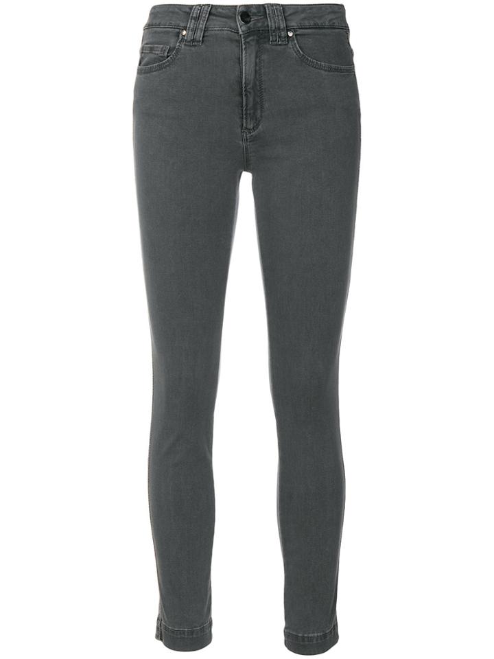 D.exterior Cropped Trousers - Grey
