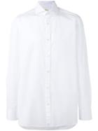 Borrelli Classic Shirt, Men's, Size: 42, White, Cotton