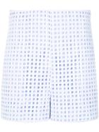 Martha Medeiros Tammy Lace Shorts - Blue