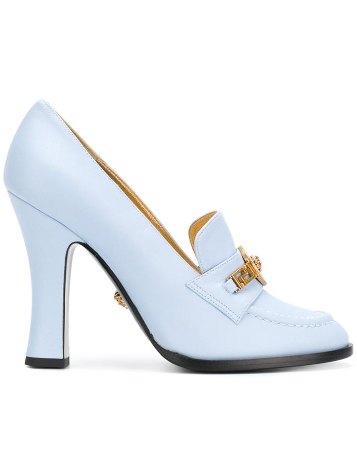 Versace Medusa Badge Pumps - Blue