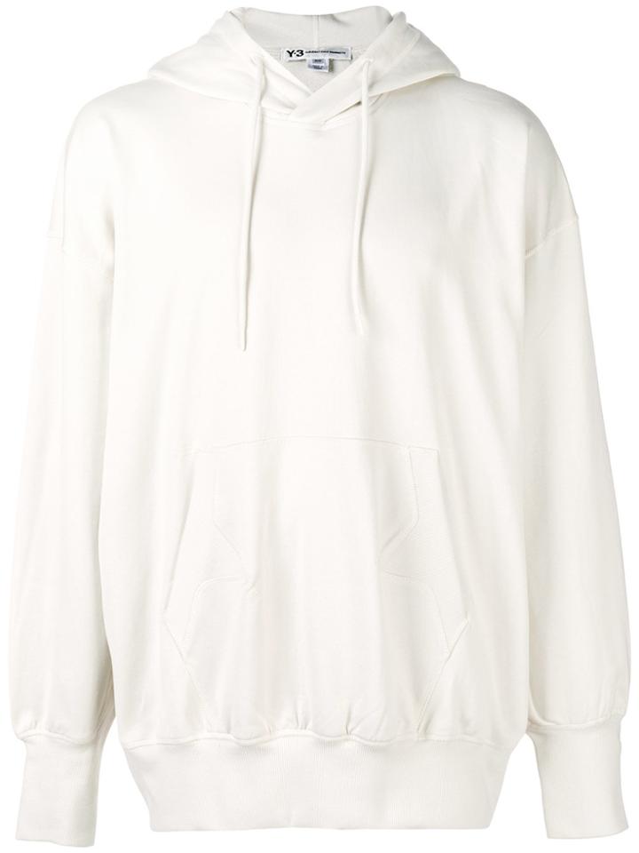 Y-3 Printed Back Hoodie - Nude & Neutrals