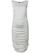 Norma Kamali Shirred Dress - Grey