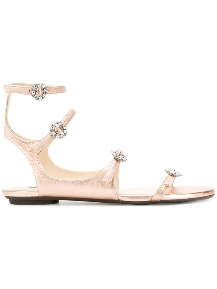 Jimmy Choo Naia Sandals - Metallic