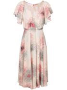 No21 Floral Print Dress - Nude & Neutrals