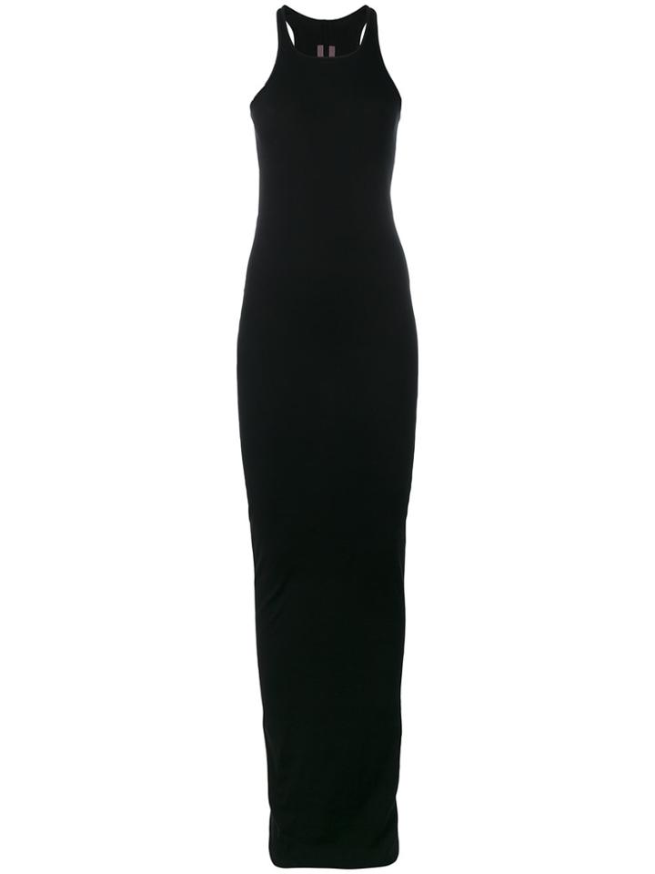 Rick Owens Drkshdw Fitted Maxi Dress - Black