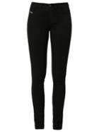 Diesel Stretch Super Skinny Jeans, Women's, Size: 28, Black, Cotton/elastodiene/polyester