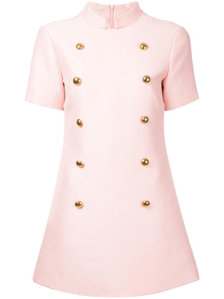 Macgraw - Virtue Dress - Women - Cotton/polyester/wool - 8, Pink/purple, Cotton/polyester/wool