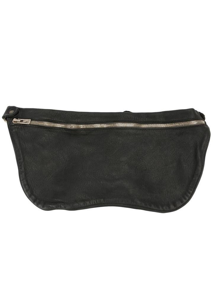 Guidi Zipped Crossbody Bag, Women's, Black