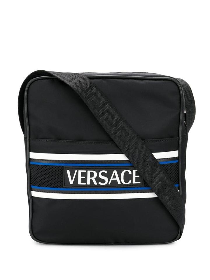 Versace Mesh Shoulder Bag - Black