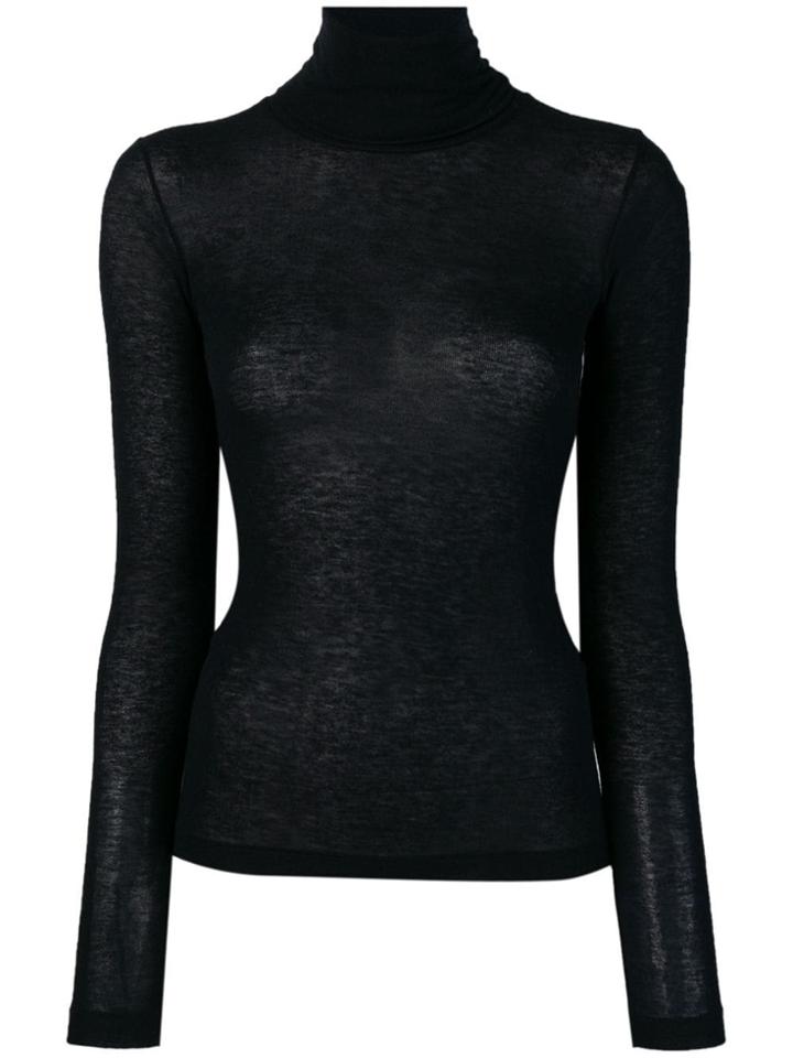 Stefano Mortari Fitted Turtle Neck Jumper - Blue