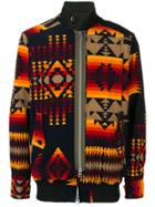 Sacai Aztec Pattern Jacket - Black
