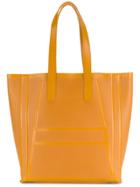 Issey Miyake Structured Tote - Yellow & Orange