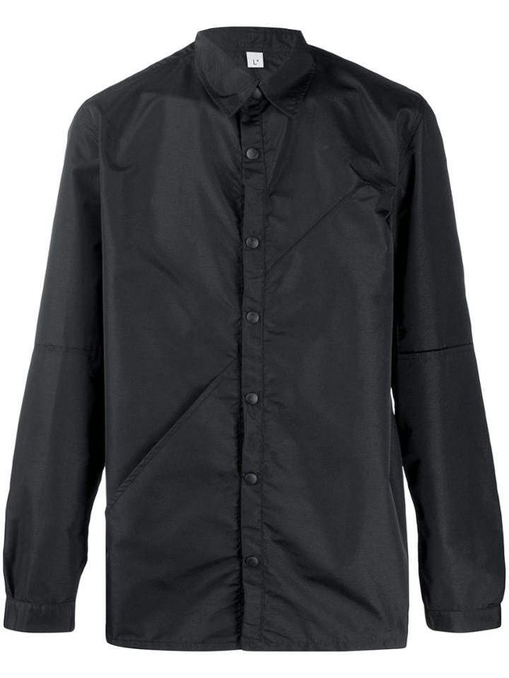 A-cold-wall* Nylon Panelled Overshirt - Black