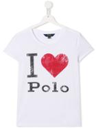 Ralph Lauren Kids Teen I Love Polo T-shirt - White