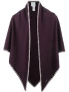 Agnona Trim Detail Poncho