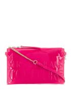 Versace Jeans Couture Logo Embossed Clutch - Pink