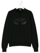 Dsquared2 Kids - 24-7 Star Print Sweatshirt - Kids - Cotton - 16 Yrs, Black