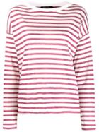 Loro Piana Striped Sweatshirt - Pink
