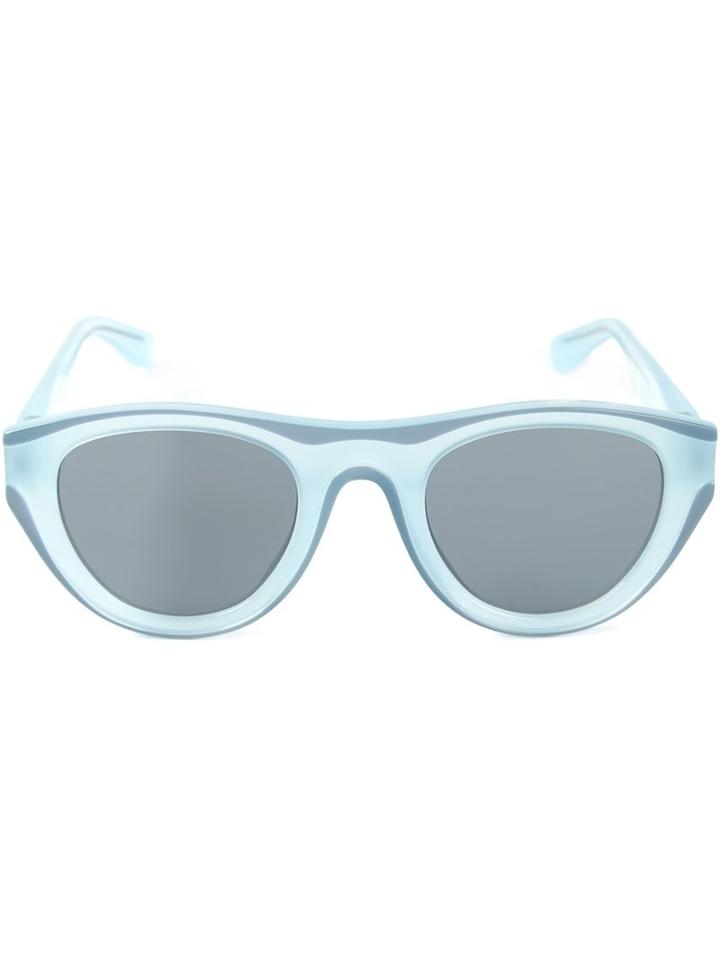 Mykita - Wayfarer Frame Sunglasses - Unisex - Plastic - One Size, Blue, Plastic