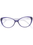 Emilio Pucci Cat Eye Glasses - Blue
