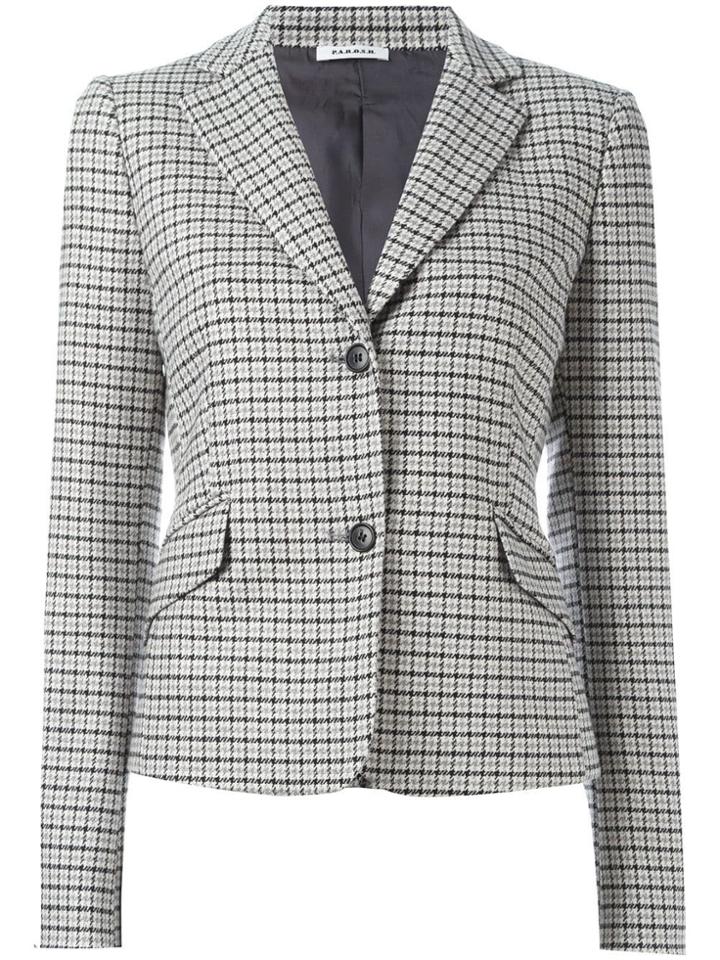 P.a.r.o.s.h. Checked Blazer - Grey