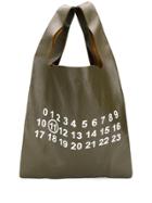 Maison Margiela Calendar Print Tote - Green